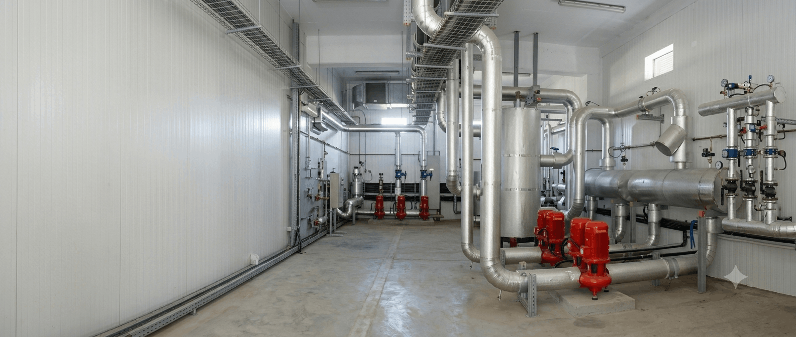 Industrial refrigeration plant